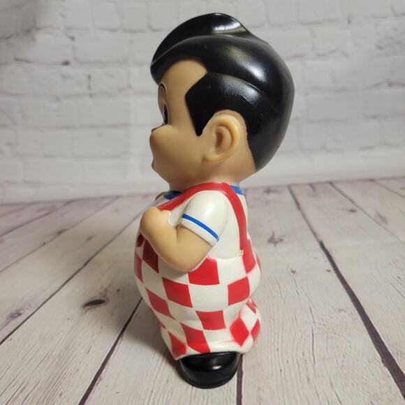 Vintage Bob's Big Boy Plastic Figurine Coin Bank Restaurant Advertising Retro - Picture 3 of 8